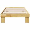 vidaXL Estructura de cama sin colch&oacute;n 80x200 cm madera maciza roble
