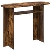 vidaXL Mesa Consola Roble Ahumado 100 x 39,5 x 75 cm