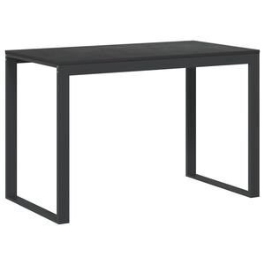 vidaXL Escritorio de ordenador madera de ingenier&iacute;a negro 110x60x73 cm