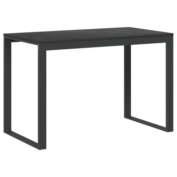 vidaXL Escritorio de ordenador madera de ingenier&iacute;a negro 110x60x73 cm