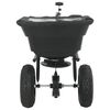 vidaXL Esparcidor Negro 53 x 108 x 74 cm PVC y Acero