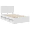 vidaXL Estructura de cama 135 x 190 cm Madera de pino macizo