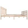 vidaXL Estructura de cama de madera maciza super king 180x200 cm
