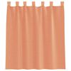 vidaXL Cortinas de gasa con trabillas 2 uds terracota 140x140 cmq