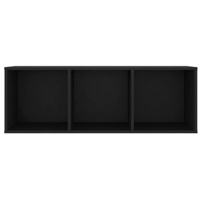 vidaXL Muebles para TV 4 uds aglomerado negro 107x35x37 cm