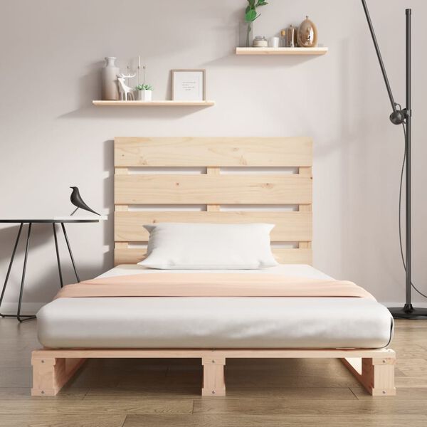 vidaXL Estructura de cama sin colch&oacute;n madera maciza de pino 90x200 cm