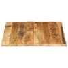 vidaXL Tablero de mesa borde natural madera maciza mango 110x80x2,5 cm