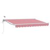 vidaXL Toldo Retr&aacute;ctil El&eacute;ctrico Rojo y 3 x 2,5 m