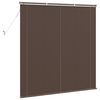 vidaXL Persiana Veneciana Marr&oacute;n Oscuro con Patr&oacute;n 150 x 140 cm PVC