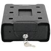 vidaXL Caja fuerte para coche de acero negro 21,8x16x7 cm
