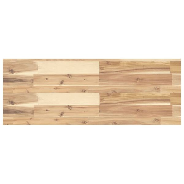 vidaXL Estante flotante madera maciza de acacia sin tratar 80x30x4 cm
