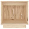 vidaXL Mesitas de noche 2 uds madera maciza de pino 40x30x40 cm