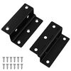 vidaXL Bisagra 2 pcs Negro 38 x 17 x 60 mm Hierro