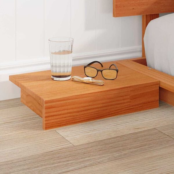 vidaXL Estructura de cama Marr&oacute;n 200 x 200 cm Madera
