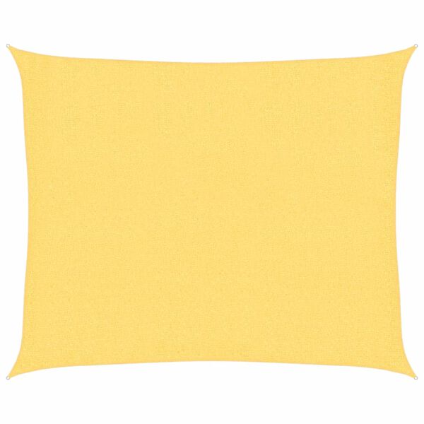 vidaXL Toldo de vela beige HDPE 160 g/m² 2,5x3 m