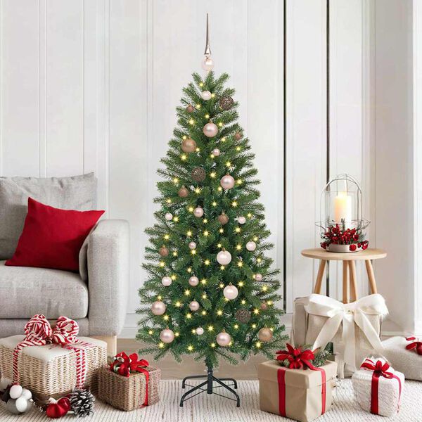 vidaXL &Aacute;rbol de Navidad artificial con 150 LED Verde 150 cm PE y PVC
