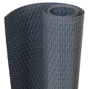 vidaXL Toldo para balc&oacute;n rat&aacute;n sint&eacute;tico gris antracita 300x90 cm
