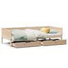 vidaXL Sof&aacute; cama con cajones madera maciza de pino 80x200 cm