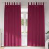 vidaXL Cortinas Opacas con Anillas 2 pcs Rojo vino 245 x 140 cm