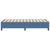 vidaXL Cama de plataforma Azul 90 x 190 cm Tela de Pana