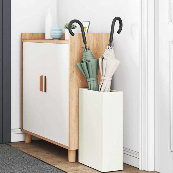 vidaXL Soporte para sombrilla con almacenamiento 28 x 12 x 41 cm Acero