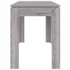 vidaXL Mesa de comedor madera de ingenier&iacute;a Sonoma gris 120x60x76 cm