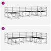 vidaXL Conjunto de sof&aacute;s de exterior 7 pcs Natural