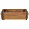vidaXL Bandeja 2 pcs Marr&oacute;n 29 x 31 x 10 cm Madera s&oacute;lida recuperada