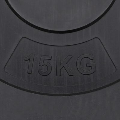 vidaXL Discos de pesas 2 uds 30 kg cemento