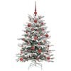 vidaXL &Aacute;rbol de Navidad artificial con ramas articuladas 120 cm
