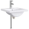 vidaXL Lavabo de ba&ntilde;o Cromado 42 x 40 x 16,5 cm Metal