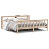 vidaXL Estructura de cama sin colch&oacute;n madera maciza de pino 180x200 cm