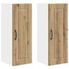 vidaXL Armario de Pared PORTO 2 uds. Roble artisan