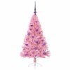vidaXL &Aacute;rbol de Navidad Artificial Preiluminado Rosa 120 cm PVC