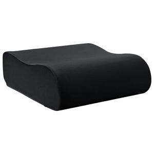 vidaXL Almohada para el asiento Liso Negro 40 x 40 x 13 cm Espuma PU