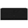 vidaXL Muebles de TV 2 uds Roble Negro 60x31x25,5 cm Madera ingenier&iacute;a
