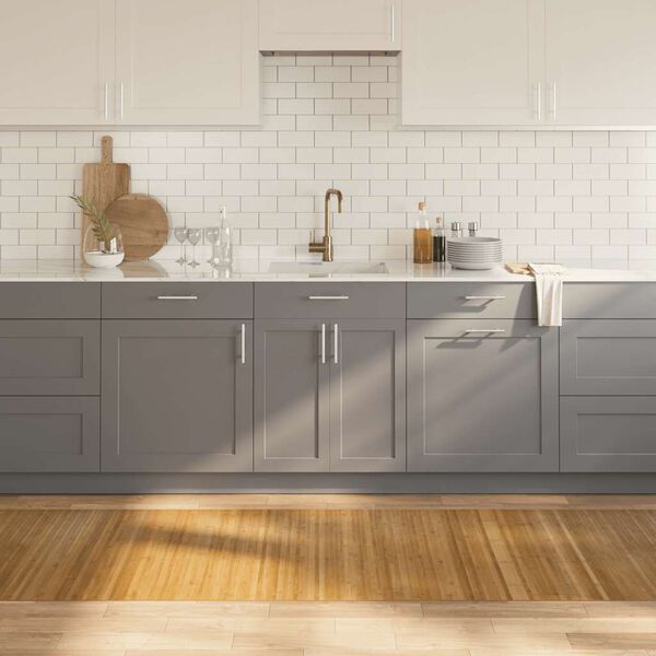 vidaXL Alfombra rectangular bamb&uacute; color natural 80x400 cm