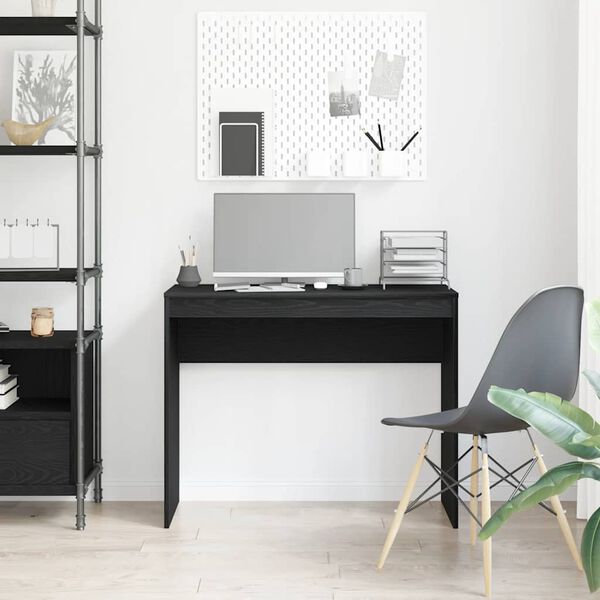vidaXL Escritorio Roble Negro 90x40x72 cm Madera de Ingenier&iacute;a