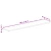 vidaXL Tablero de mesa rectangular madera maciza acacia 180x40x3,8 cm