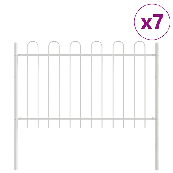 vidaXL Valla de Jard&iacute;n 7 pcs 11,9 x 0,8 m