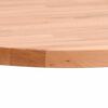 vidaXL Tablero redondo de madera maciza de haya Ø30x1,5 cm