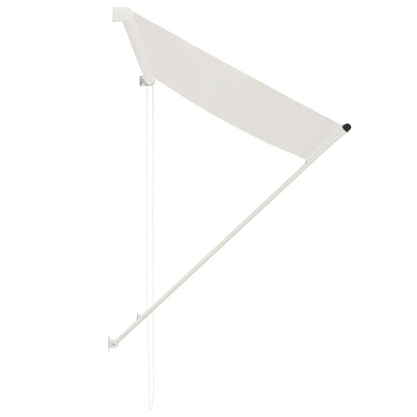 vidaXL Toldo retráctil crema 100x150 cm