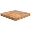 vidaXL Tablero de mesa cuadrada madera roble marr&oacute;n claro 40x40x4 cm