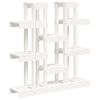 vidaXL Soporte para plantas madera maciza pino blanco 104,5x25x109,5cm