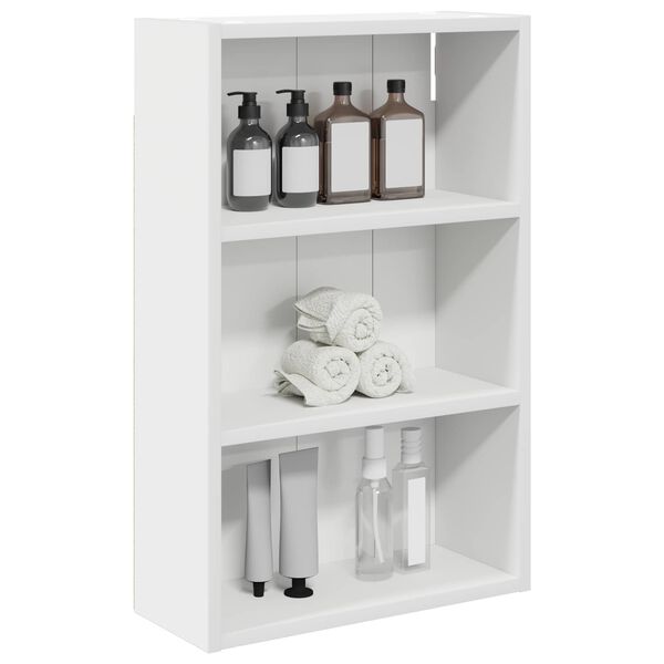 vidaXL Armario de pared para ba&ntilde;o con estante 40 x 16 x 62,5 cm