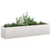 vidaXL Jardinera 200x40x40 cm acero inoxidable