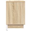 vidaXL Armario de Noche 2 pcs Roble Sonoma 50 x 34,5 x 50 cm.