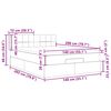 vidaXL Estructura cama otomana colch&oacute;n tela marr&oacute;n oscuro 140x200cm