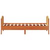 vidaXL Estructura de cama sin colch&oacute;n madera de pino marr&oacute;n 90x200 cm