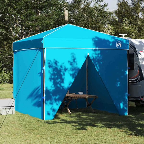 vidaXL Carpa Tipo Dosel Pop-up Azul 250 x 250 cm tela